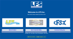 Desktop Screenshot of lfsinc.com